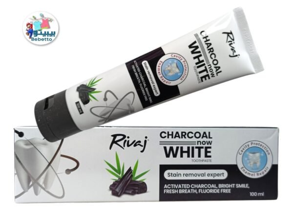 Rivaj Charcoal White Toothpaste